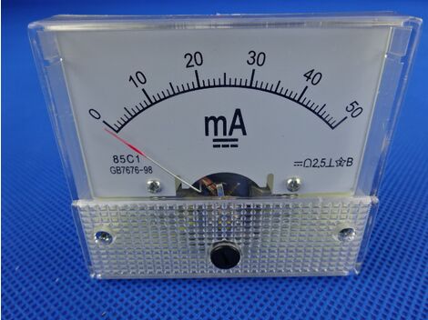 Amperímetro 50MA Diadema